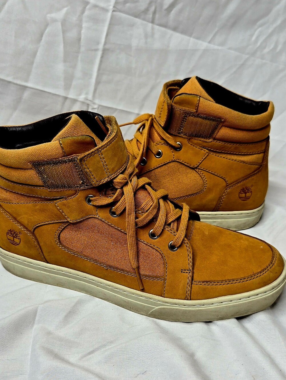 Timberland Earthkeepers Men's High Top Sneakers Wheat Brown Leather 11M 23166